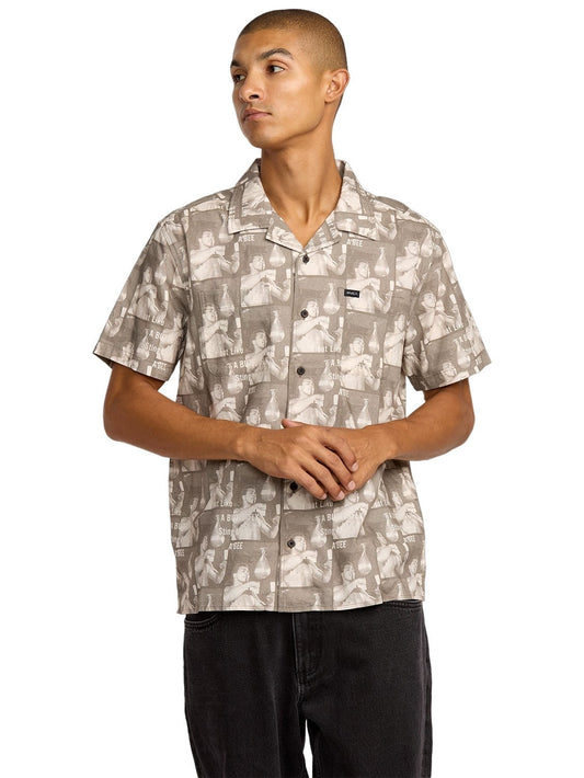 RVCA Men's Ali Float Sting Shirt