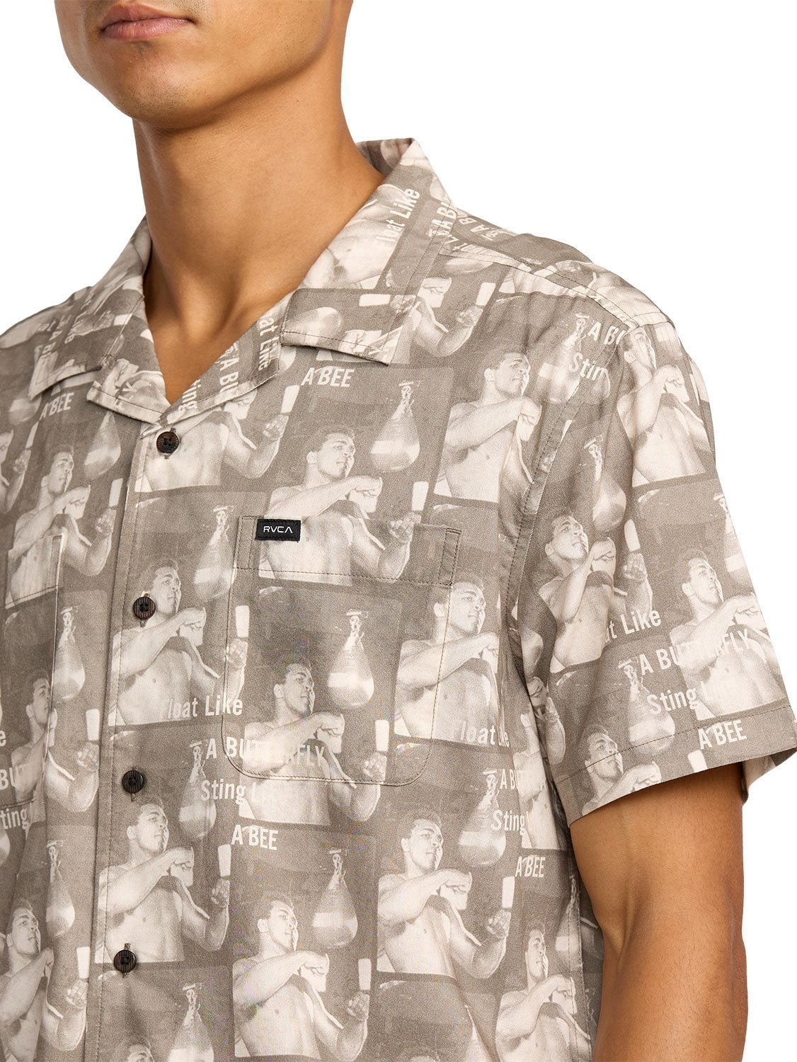 RVCA Men's Ali Float Sting Shirt