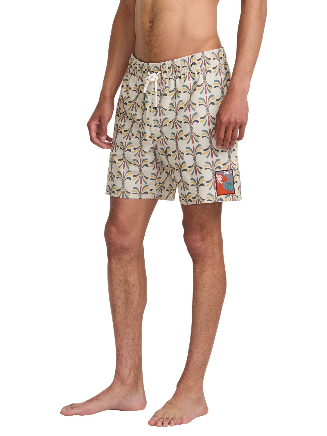 RVCA Men's LA Eye Floral Elastic 17" Boardshort