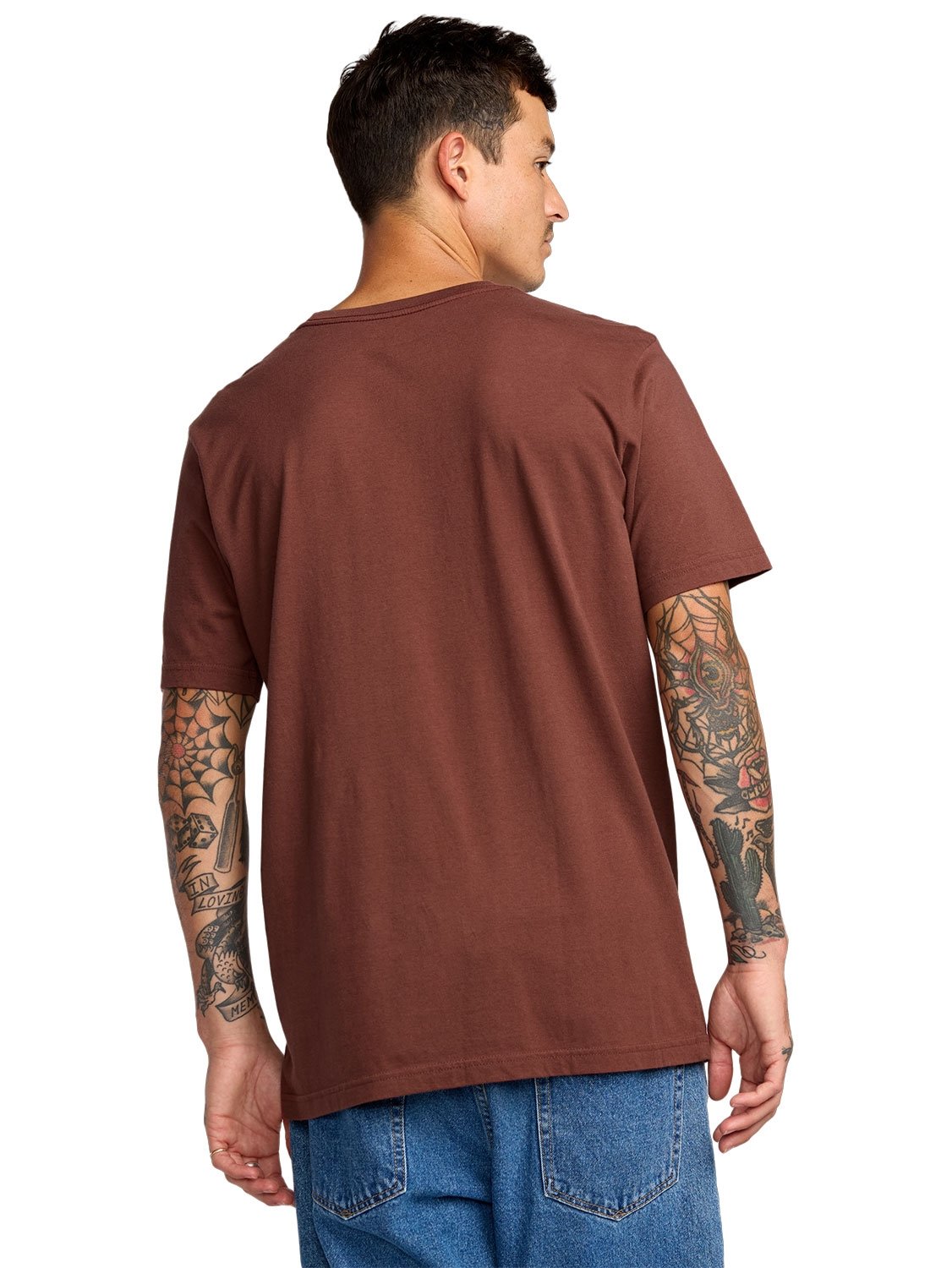 RVCA Men's Topo Red Stitch T-Shirt