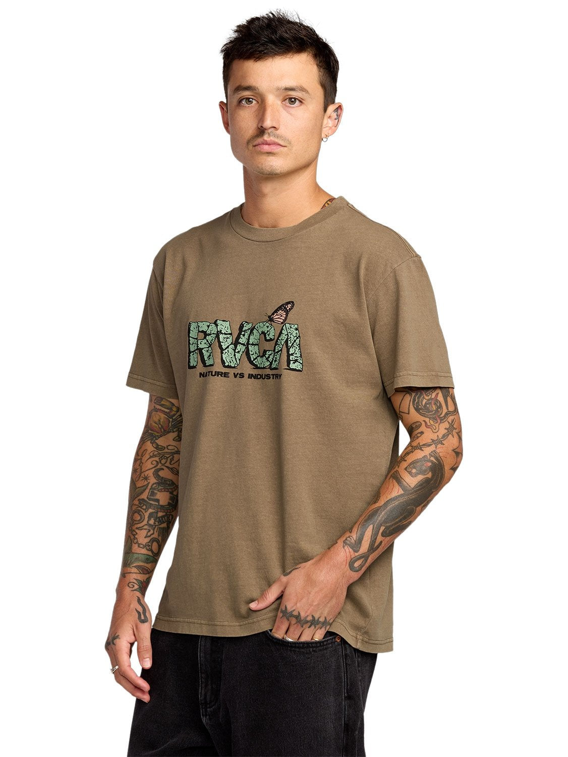 RVCA Men's Butterfly T-Shirt