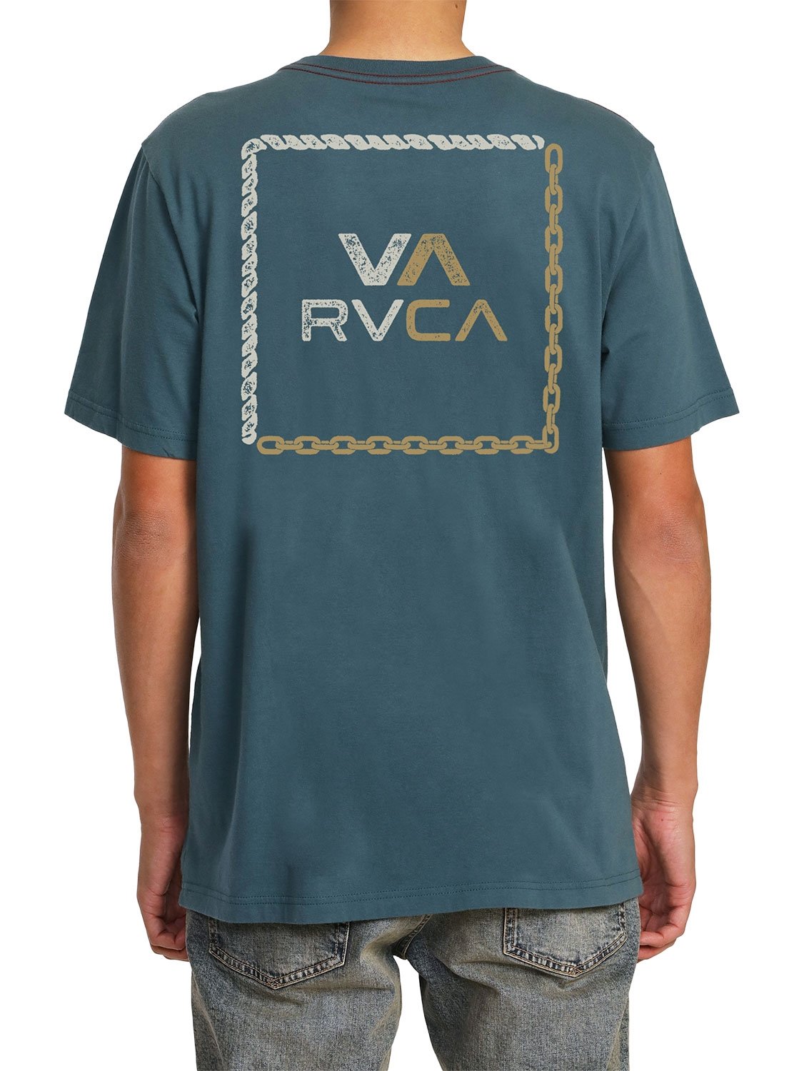 RVCA Men's Bonded Red Stitch T-Shirt