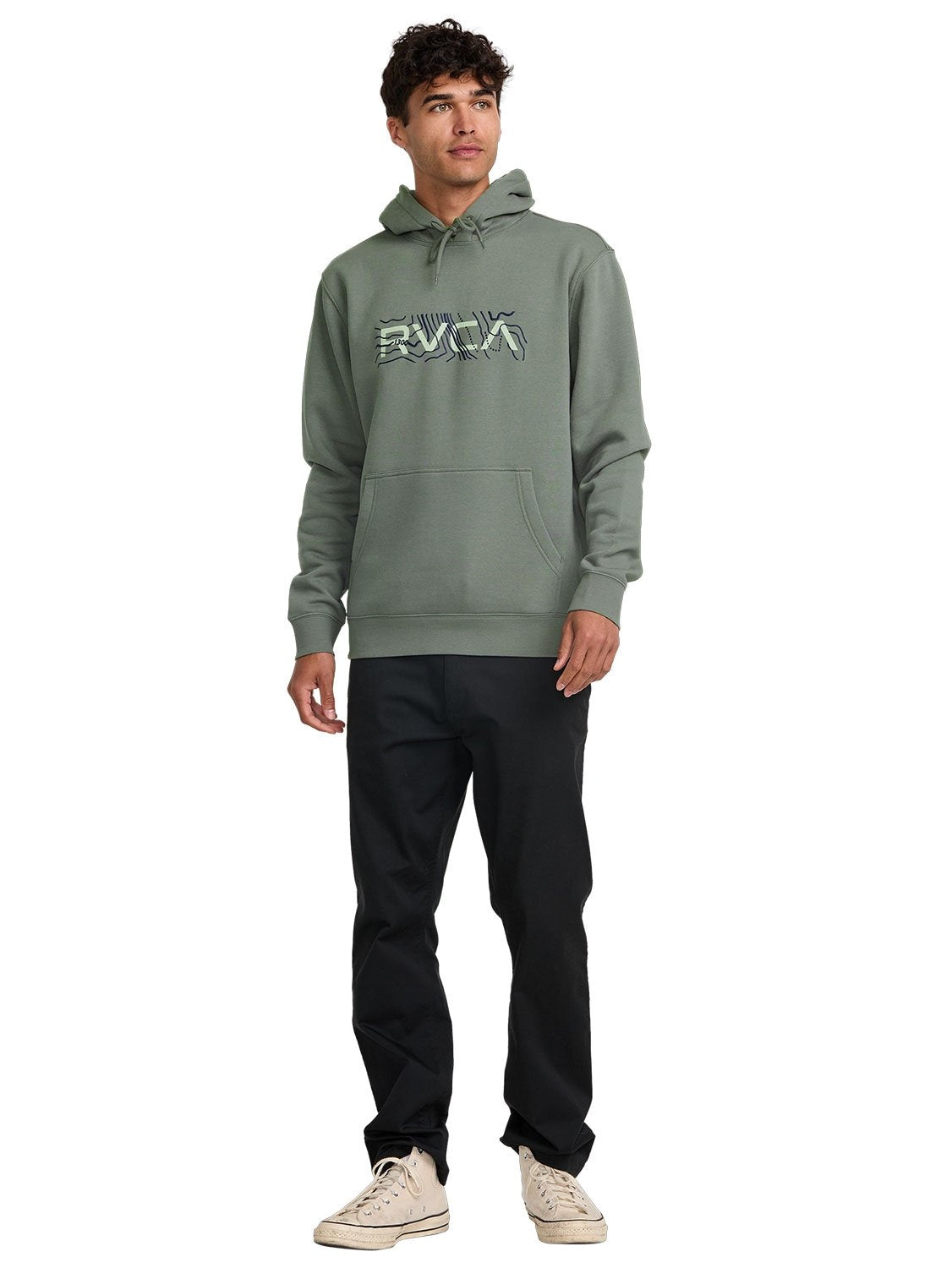 RVCA Men's Topo Two Hoodie