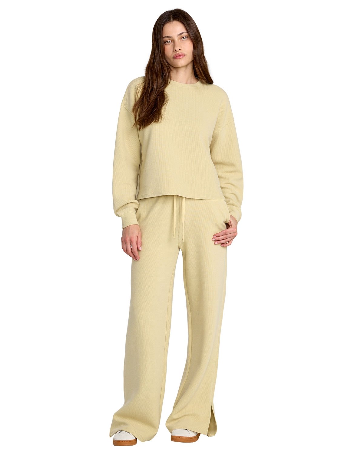 RVCA Ladies Glory Waffle Pullover