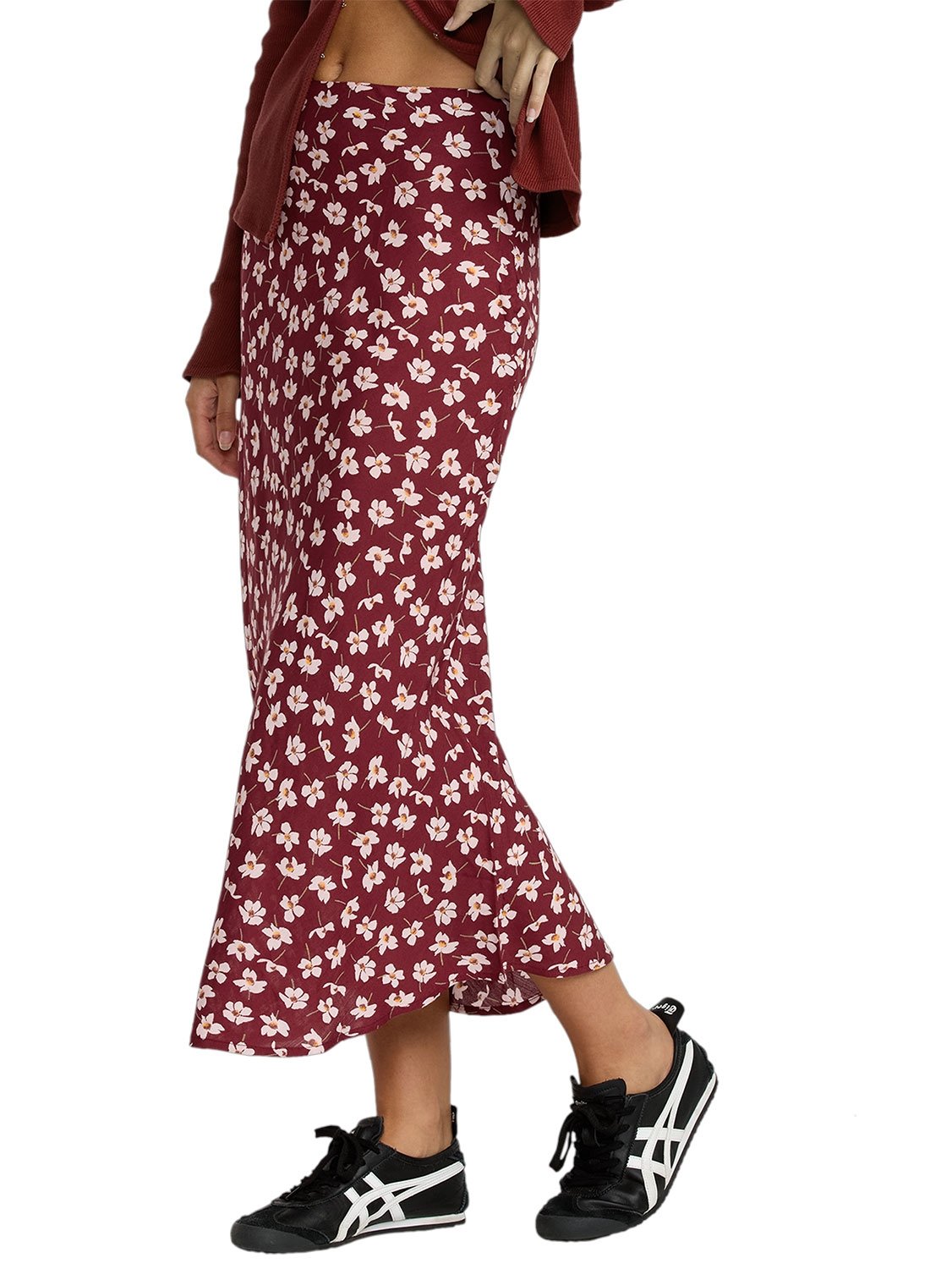 RVCA Ladies Annika Midi Skirt
