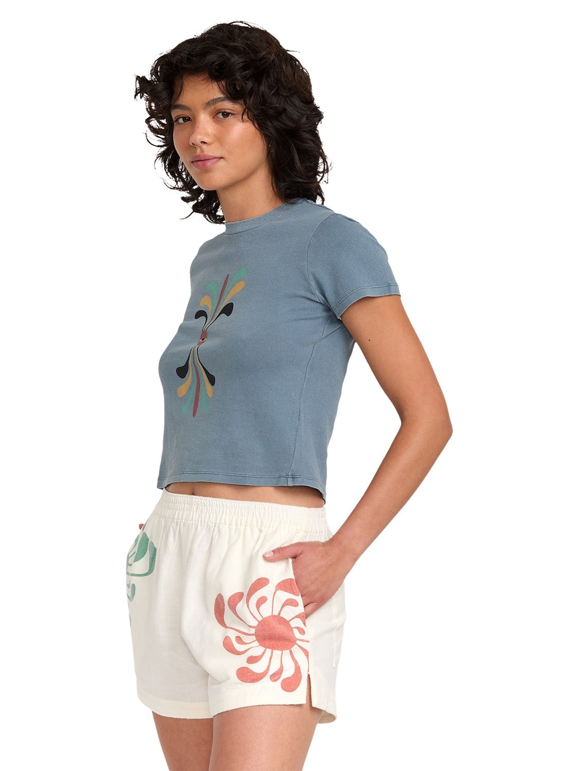 RVCA Ladies Lauryn Alvarez 411 T-Shirt