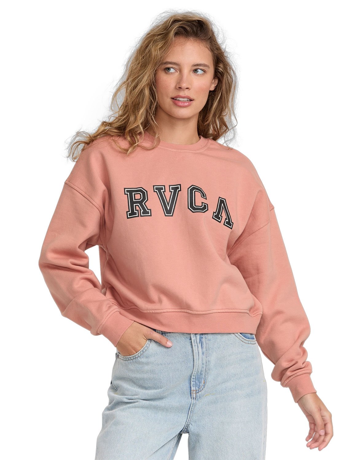 RVCA Ladies Court Crew Pullover