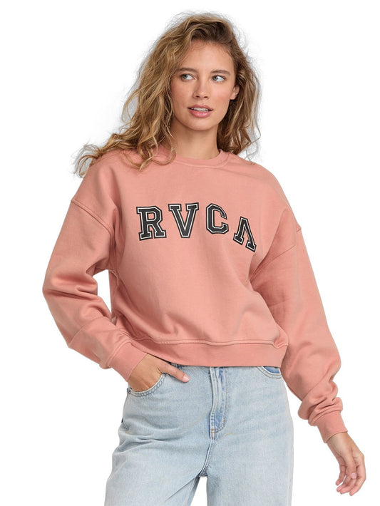 RVCA Ladies Court Crew Pullover