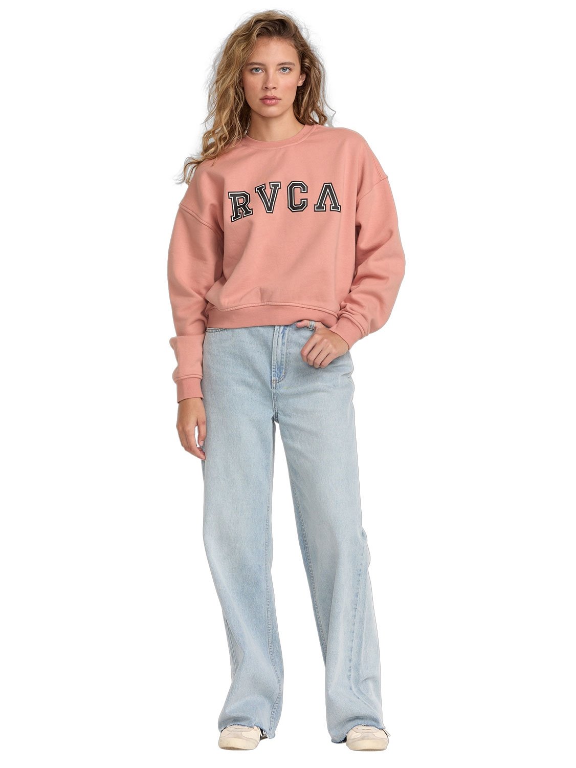 RVCA Ladies Court Crew Pullover