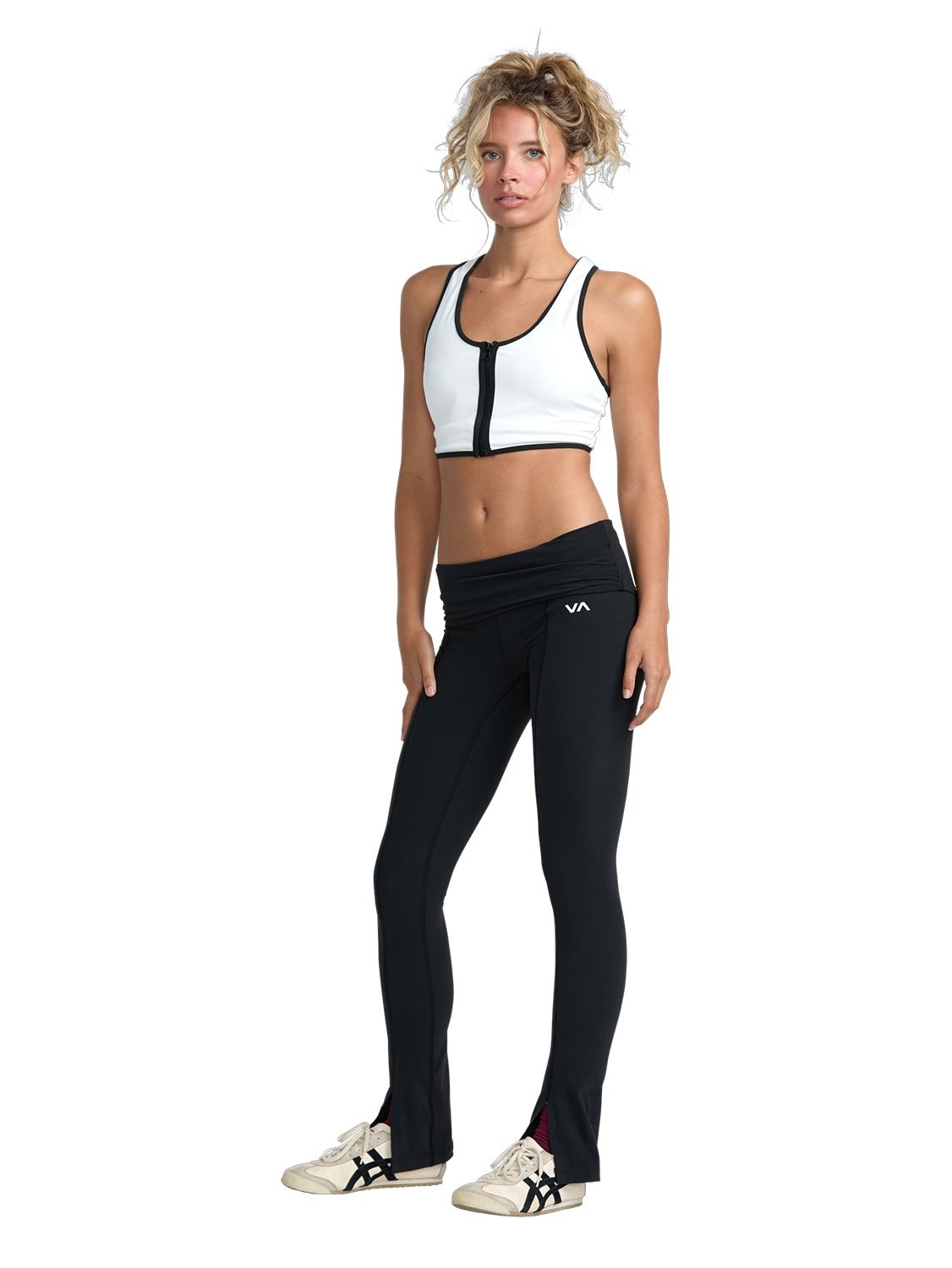 RVCA Ladies Aren Split Flare Leggings