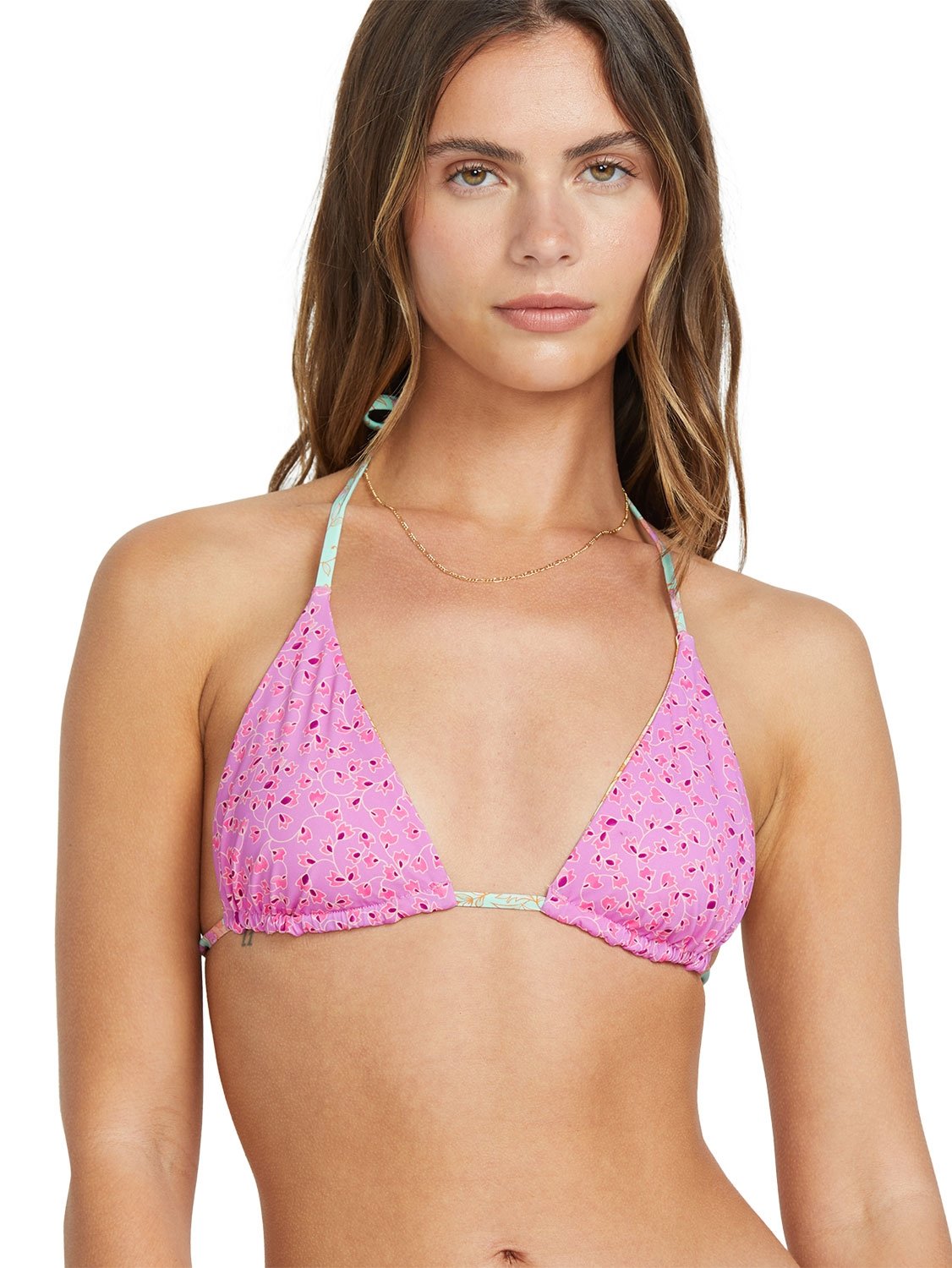 Billabong Ladies Folk Story Reversible Bikini Top