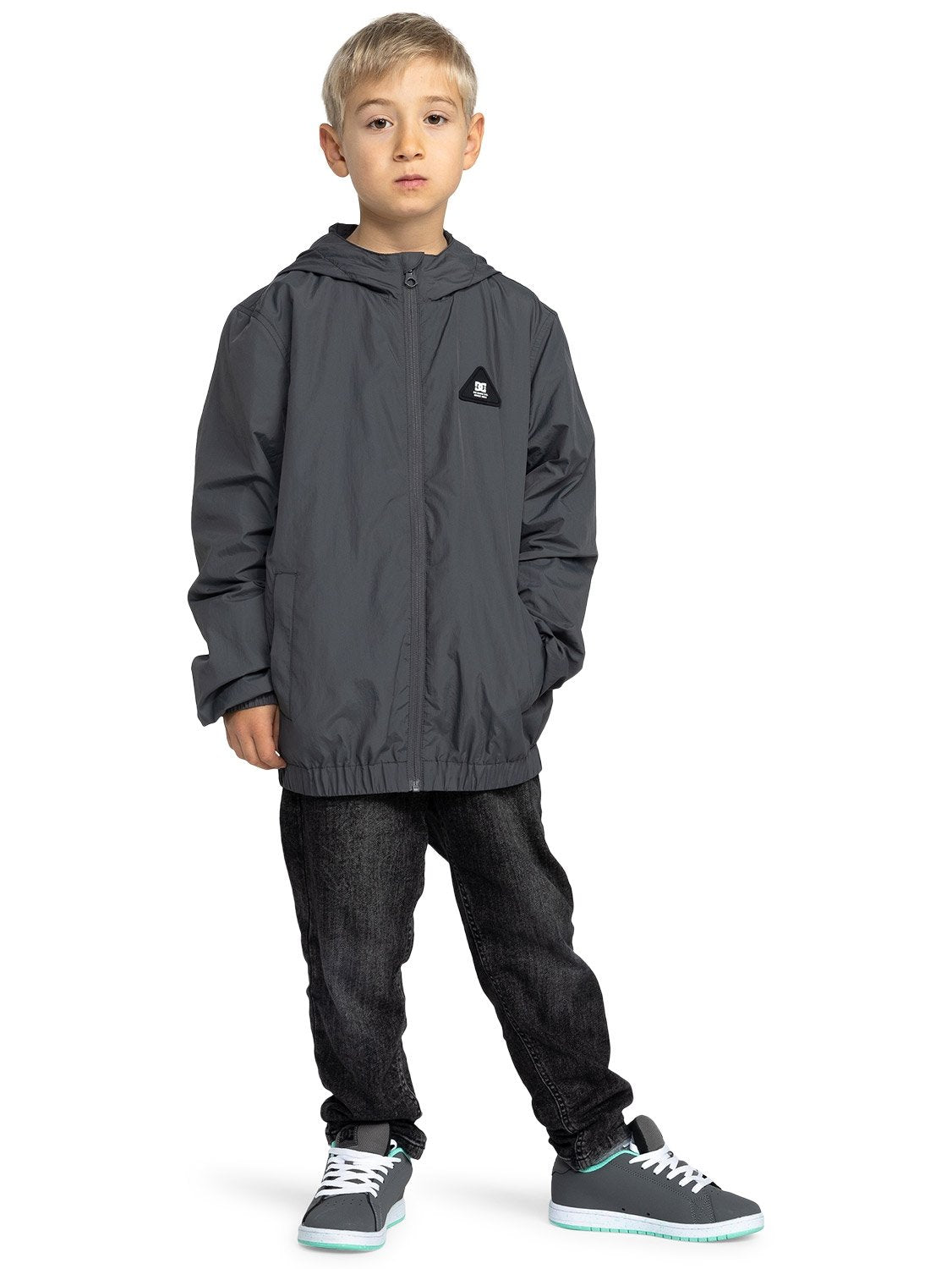 DC Boys Sentinel Water-Resistant Windbreaker Jacket