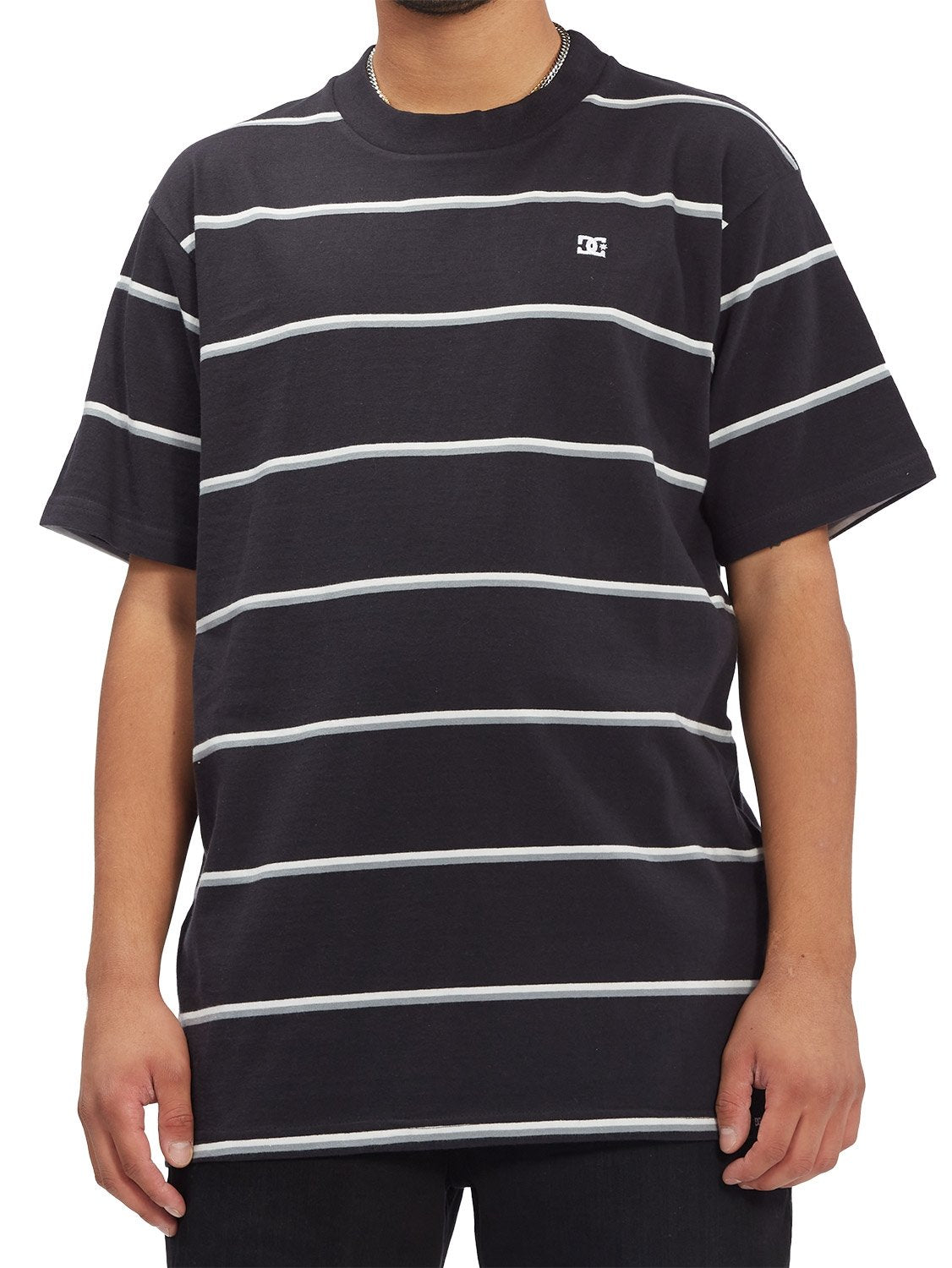 DC Men's Spaced Out Stripe T-Shirt