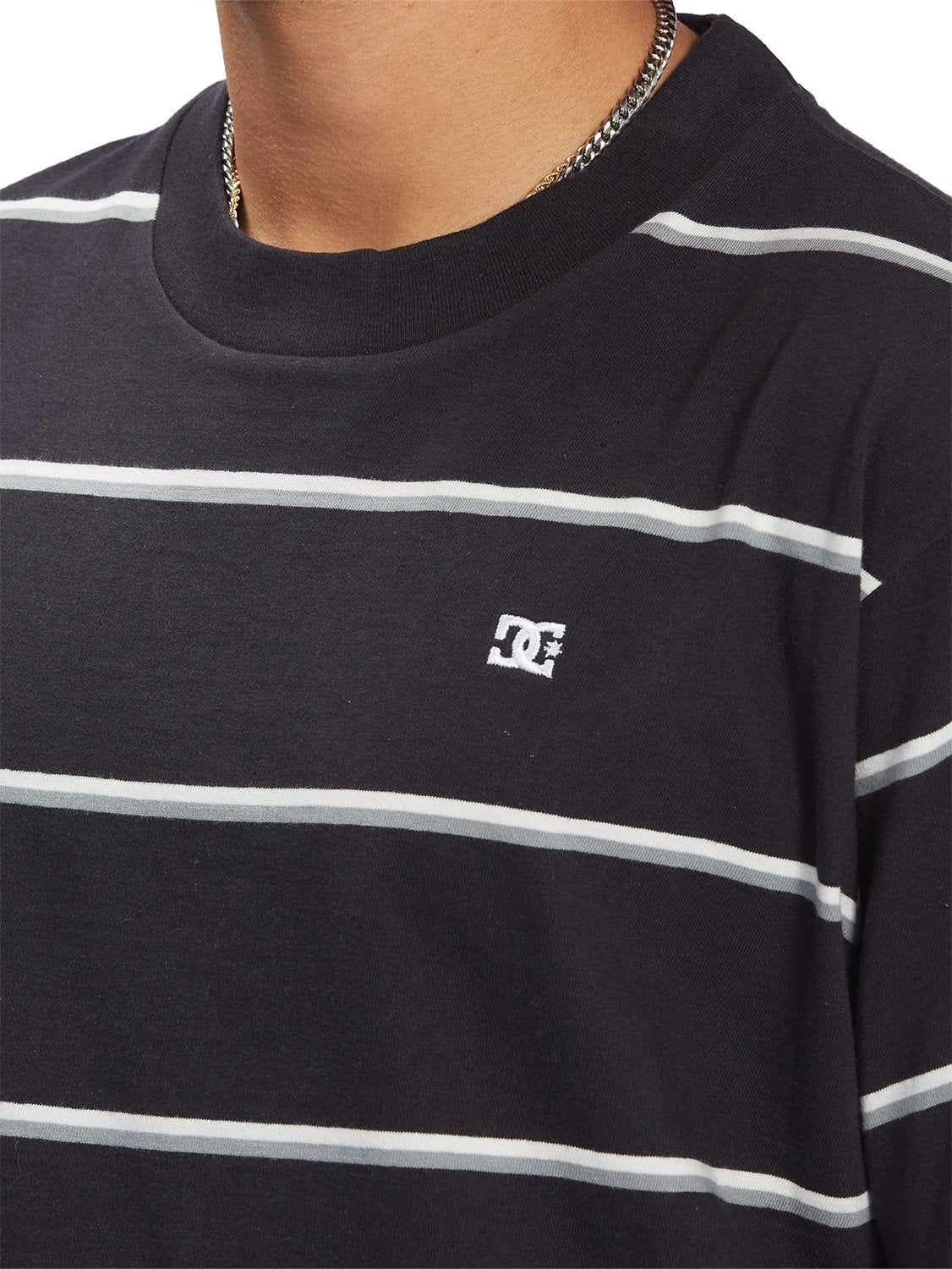 DC Men's Spaced Out Stripe T-Shirt