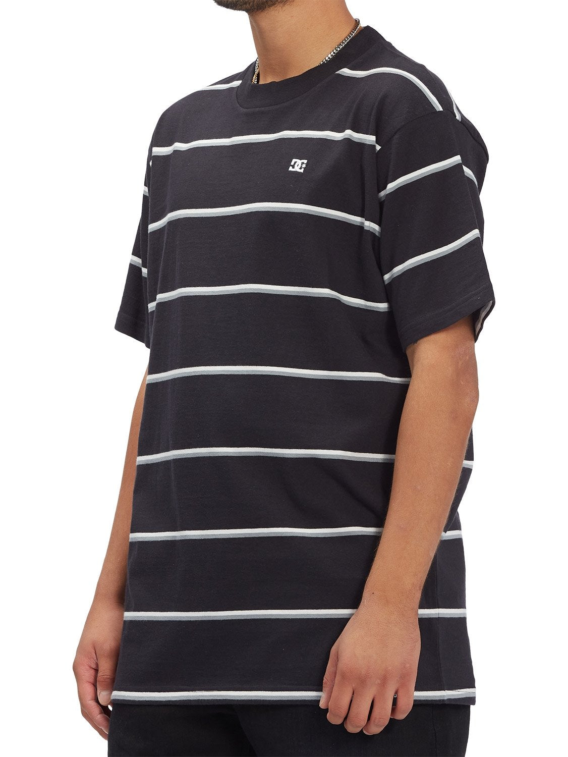 DC Men's Spaced Out Stripe T-Shirt