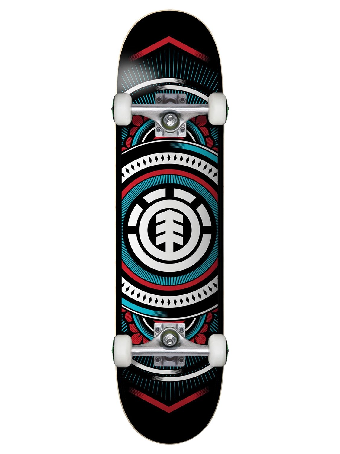 Element Hatched Aqua Red 8.25"Complete