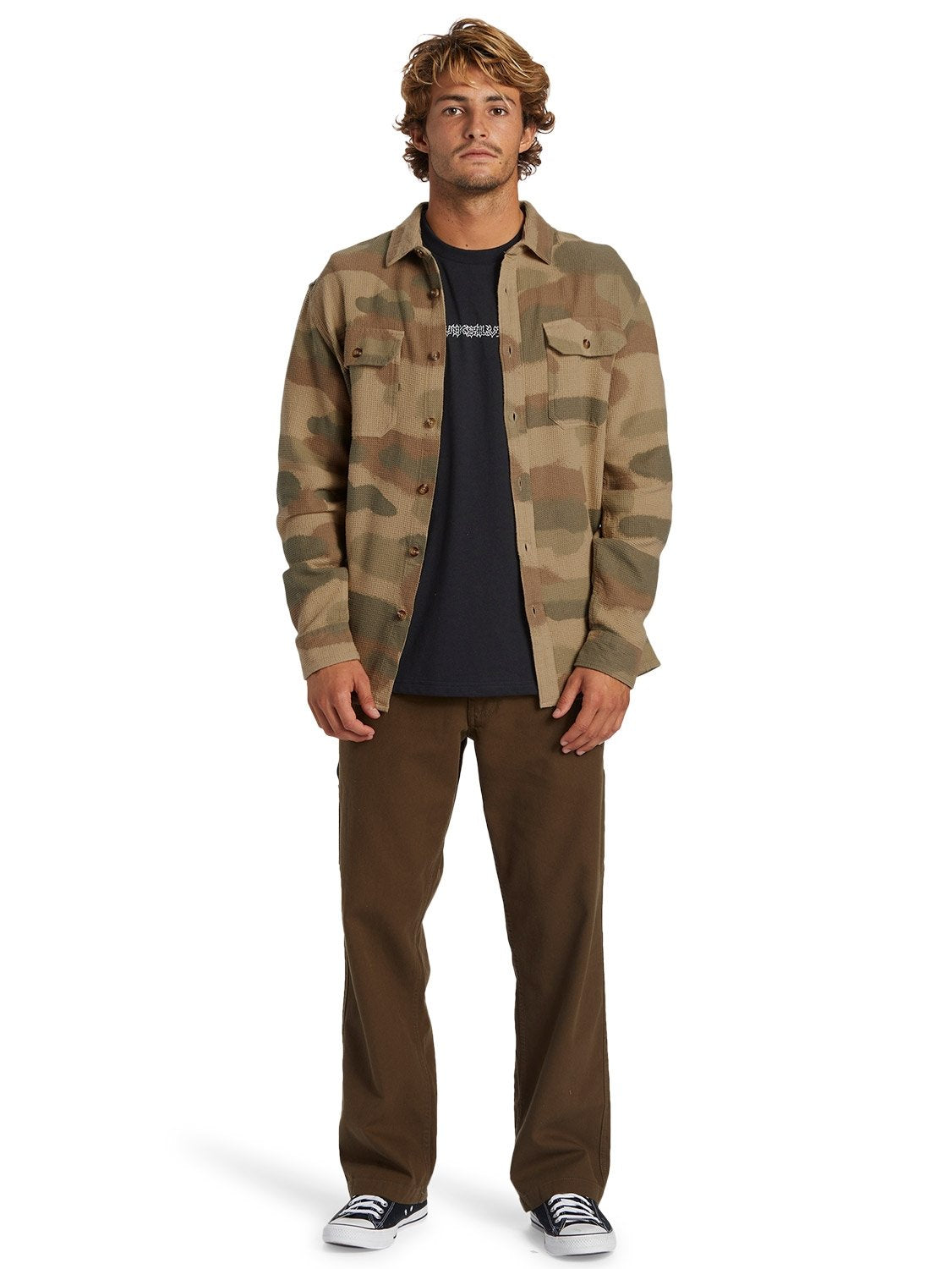 Quiksilver Men's Venture Overshirt Mix Shirt