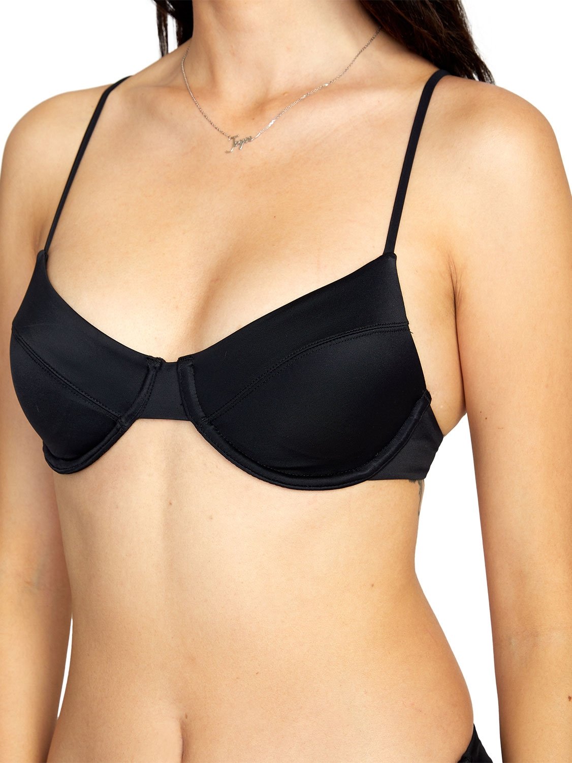 RVCA Ladies Solid Underwire Bikini Top