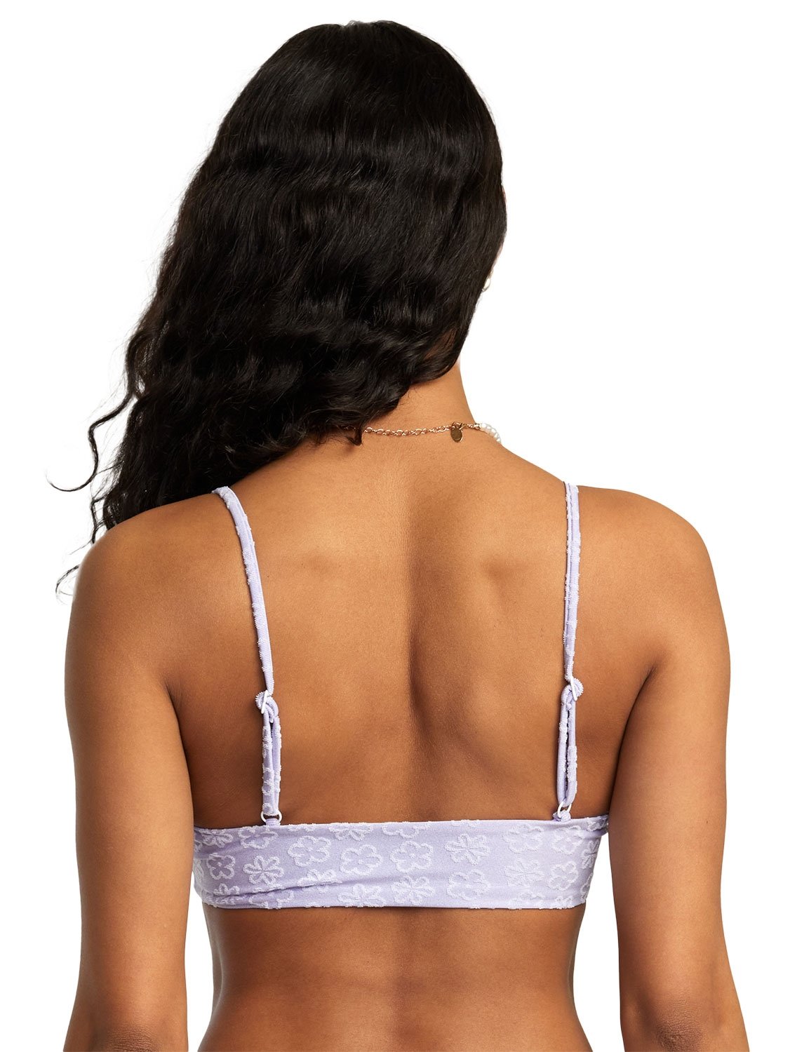 RVCA Ladies Delia High Tri Bikini Top