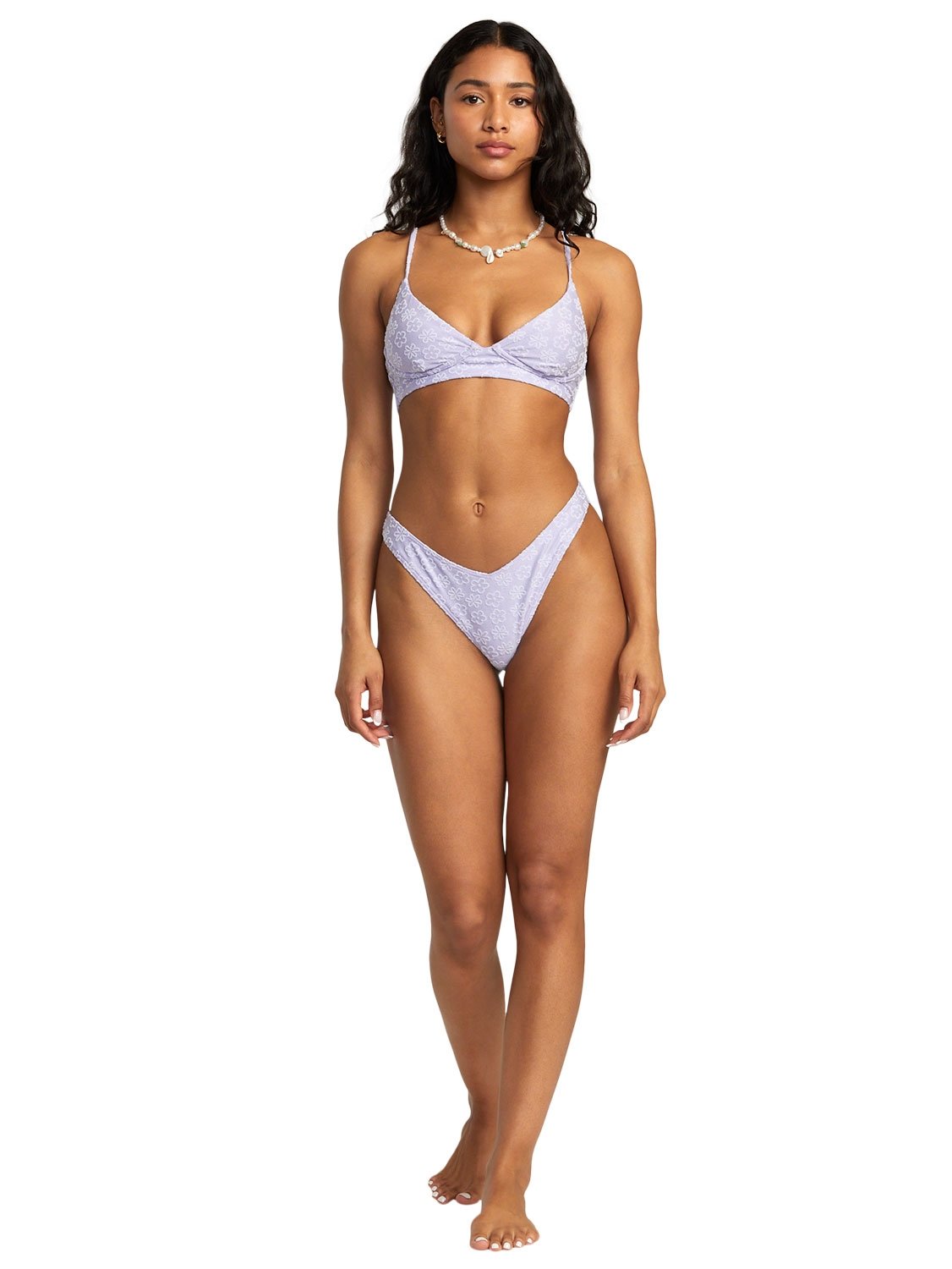 RVCA Ladies Delia Front Skimpy Bikini Bottom