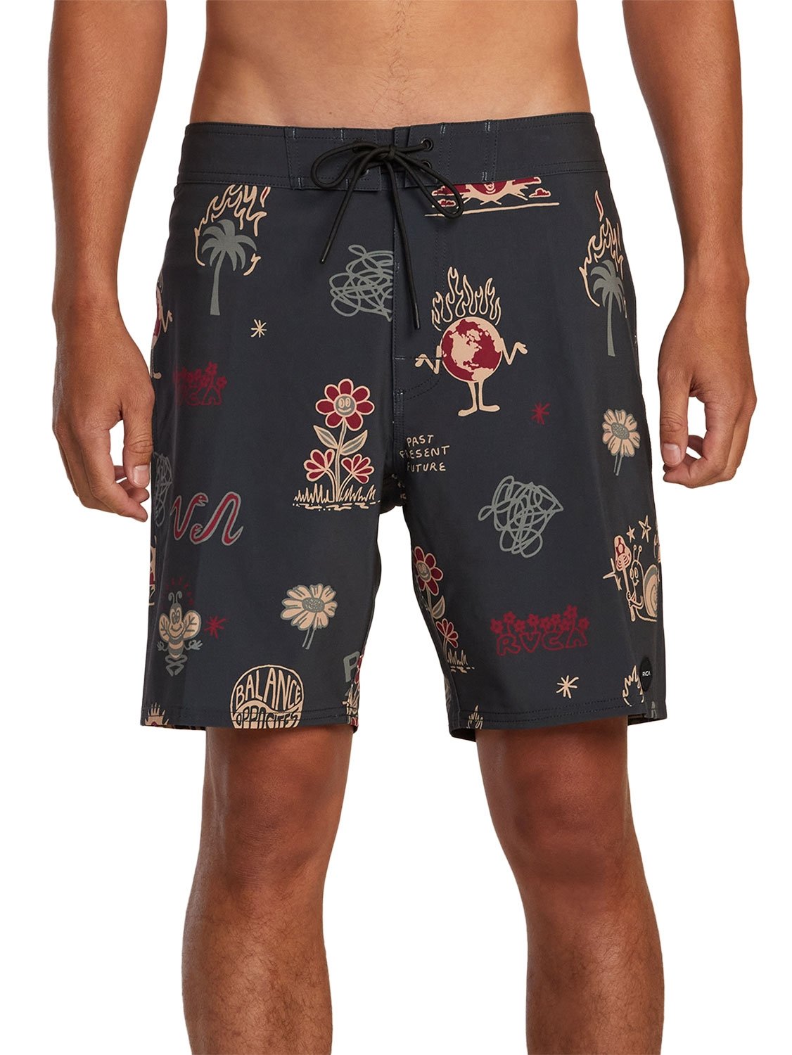 RVCA Men's VA Pigment Print 17" Trunk
