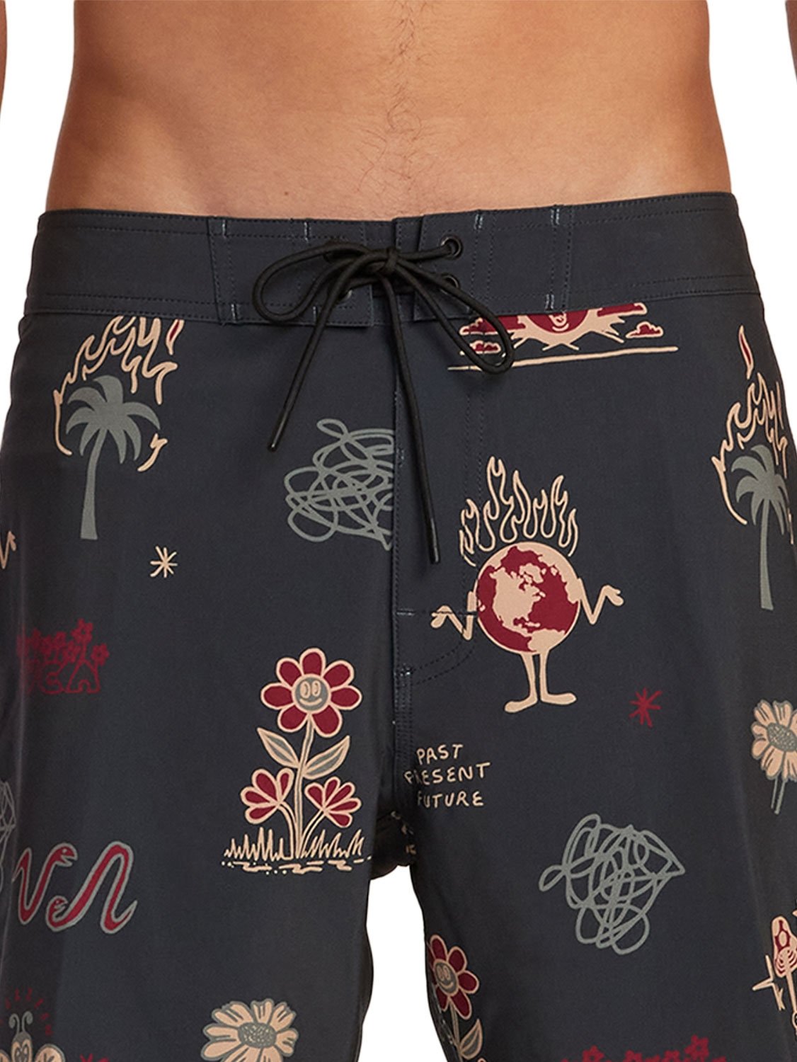RVCA Men's VA Pigment Print 17" Trunk