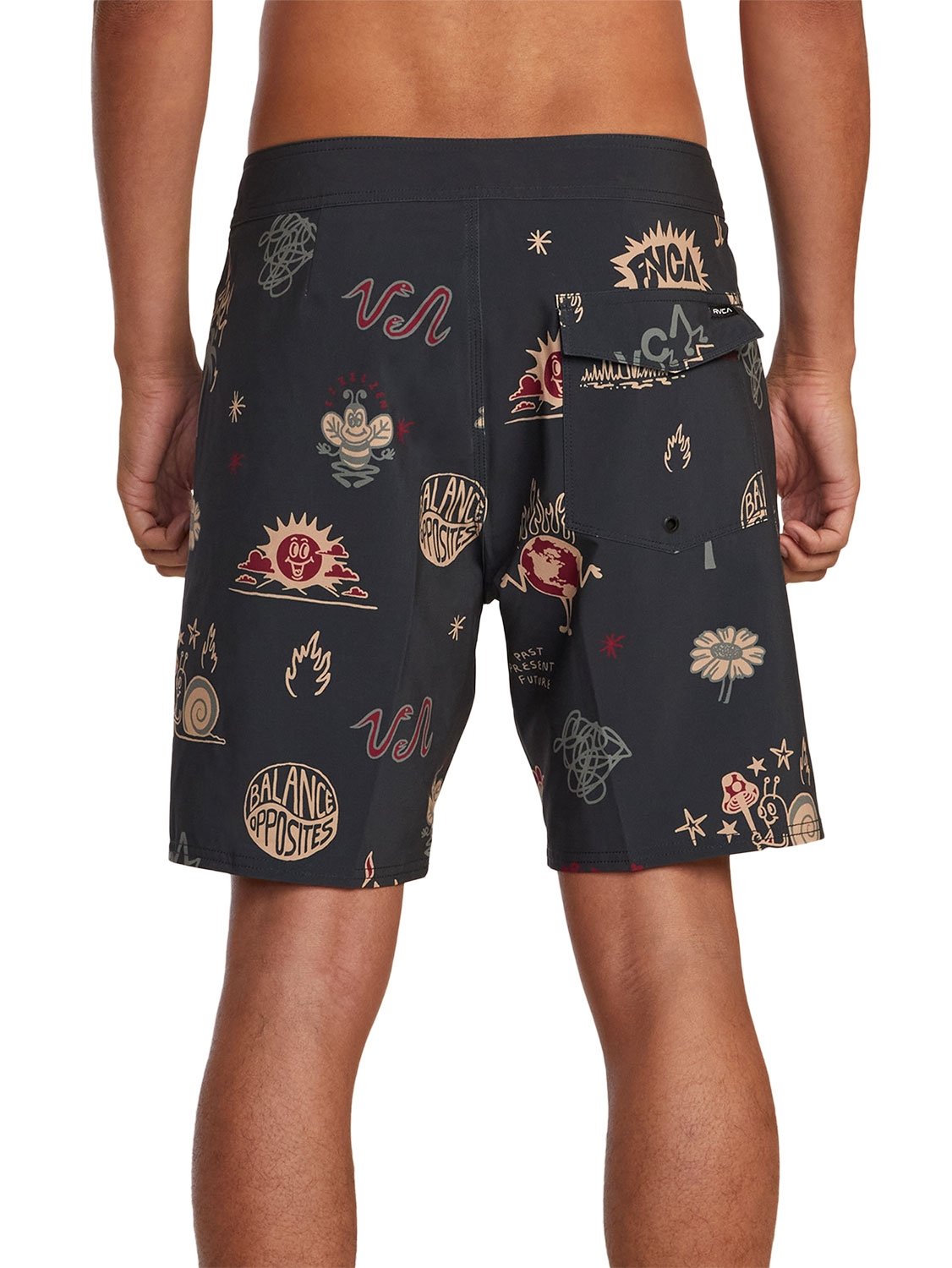 RVCA Men's VA Pigment Print 17" Trunk
