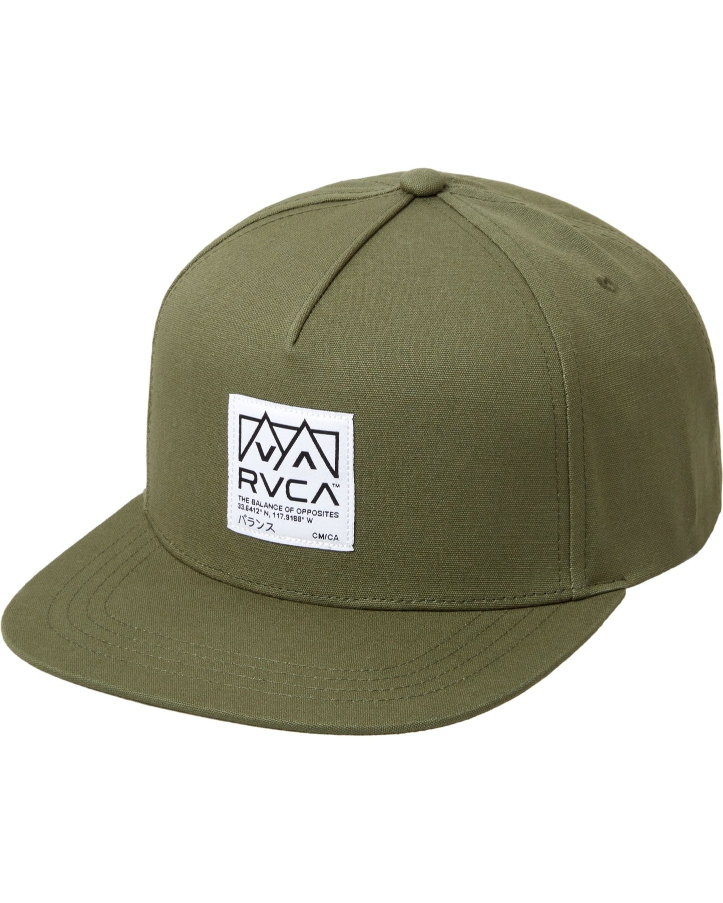 RVCA Men's Peaks Snapback