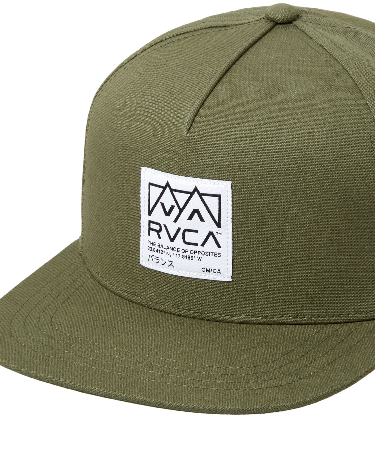 RVCA Men's Peaks Snapback