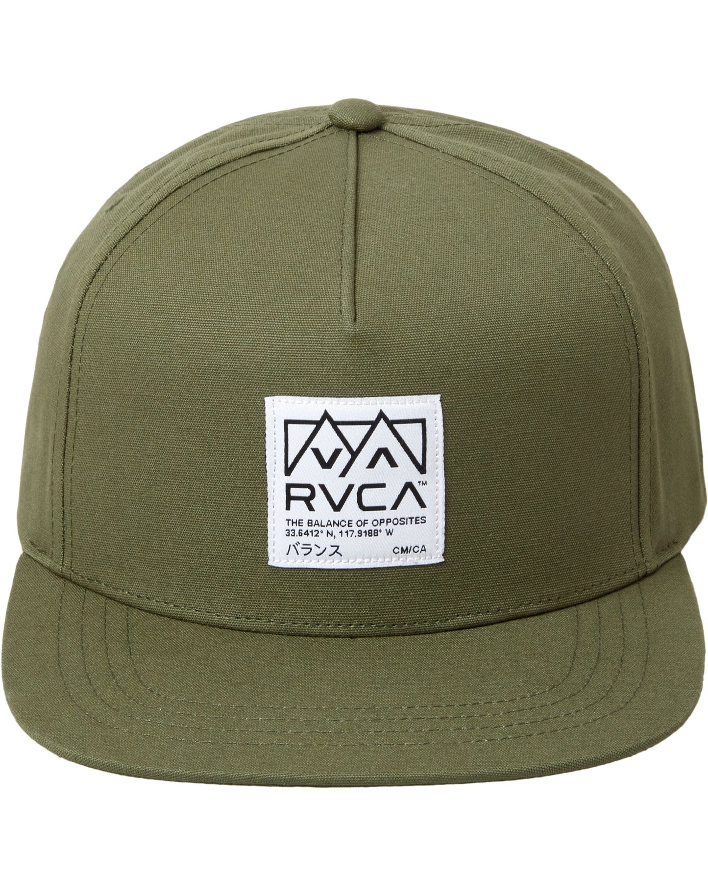 RVCA Men's Peaks Snapback