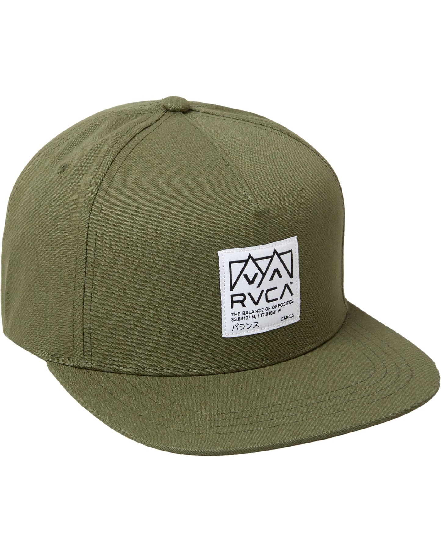RVCA Men's Peaks Snapback