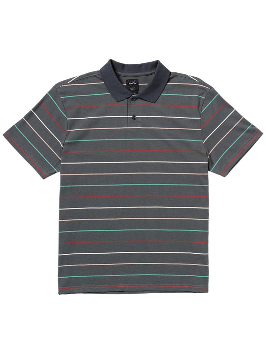 RVCA Men's Uptown Stripe Polo Shirt