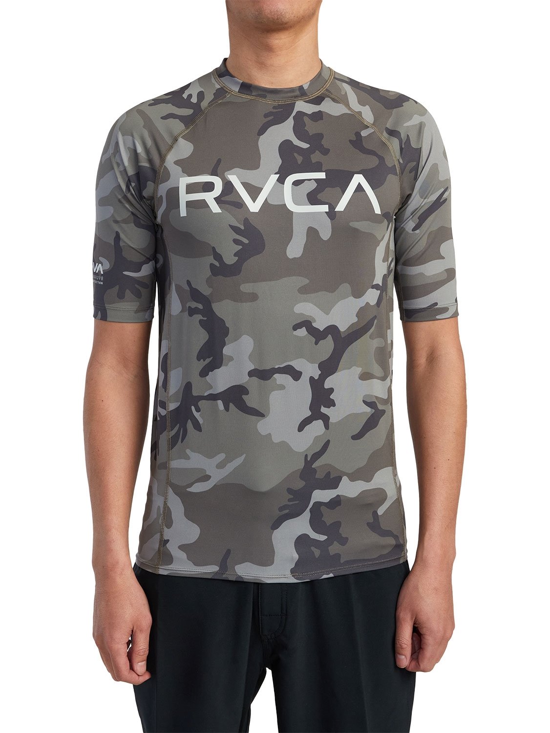 RVCA Men's Short Sleeve Rashguard