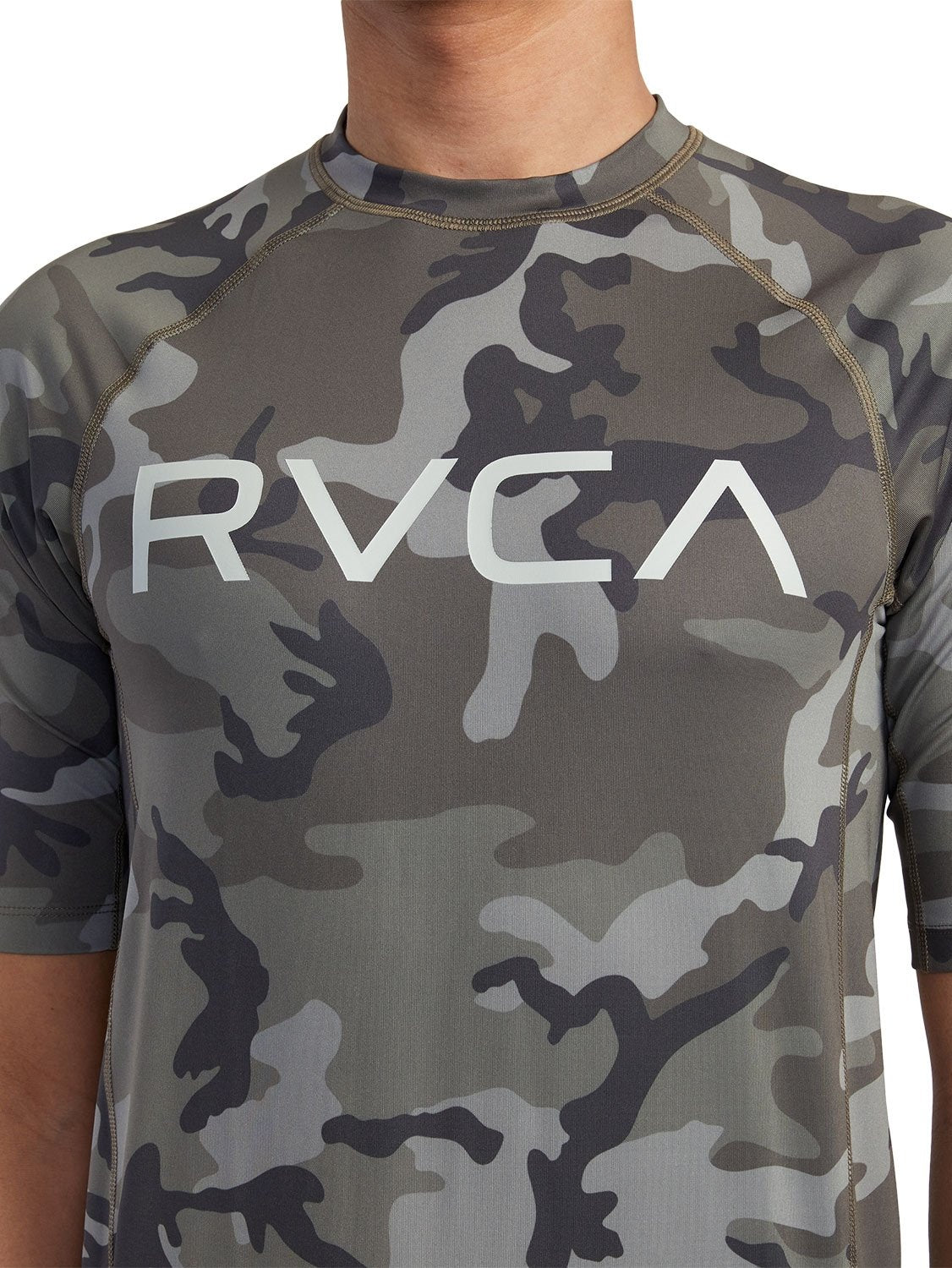 RVCA Men's Short Sleeve Rashguard