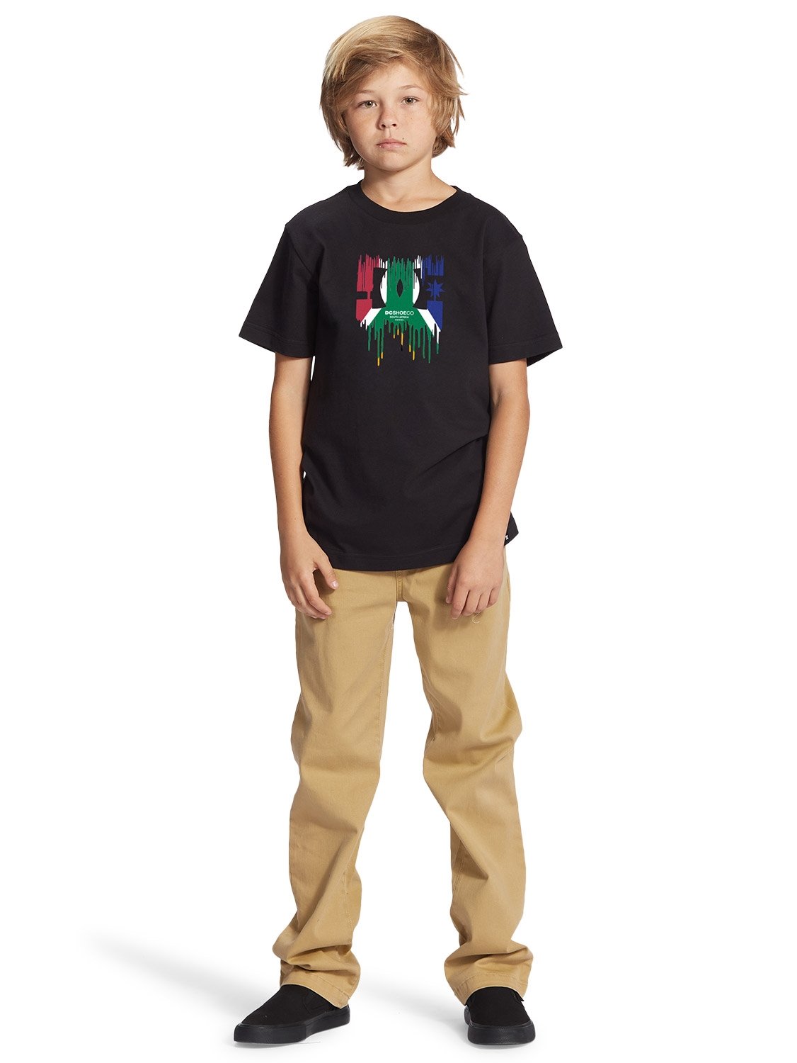 DC Boys SA Flag Drip T-Shirt