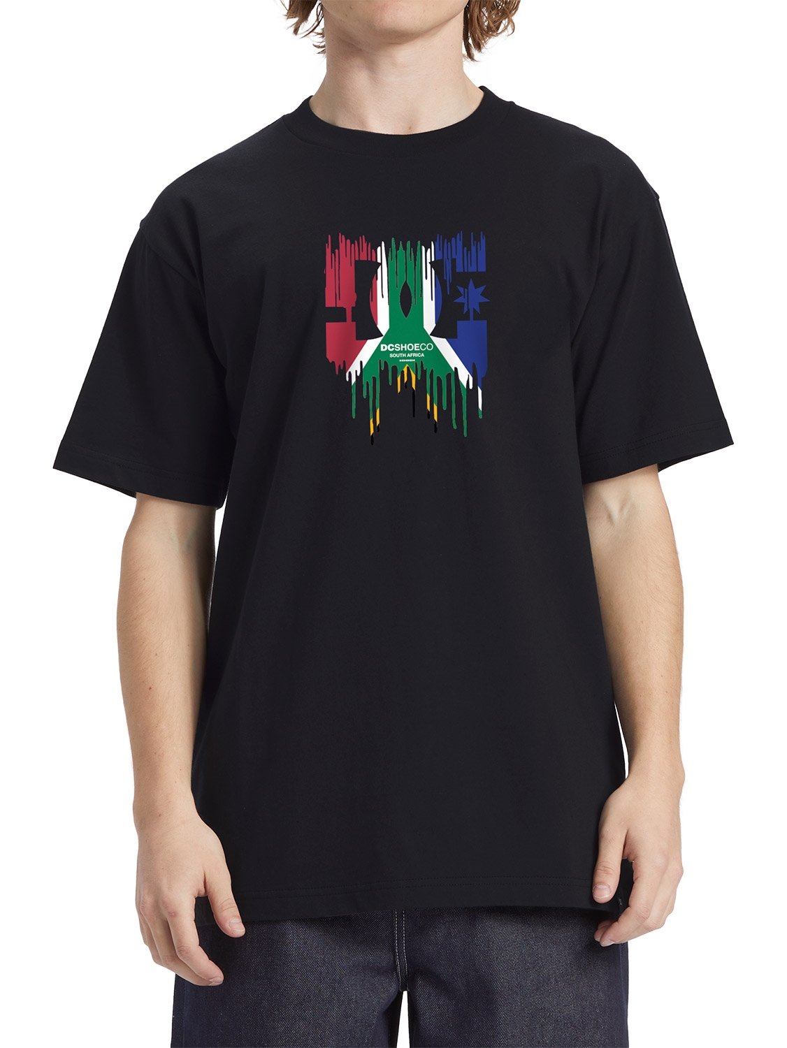 DC Men's SA Flag Drip T-Shirt