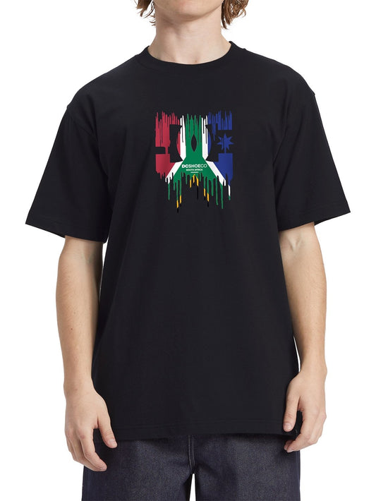 DC Men's SA Flag Drip T-Shirt
