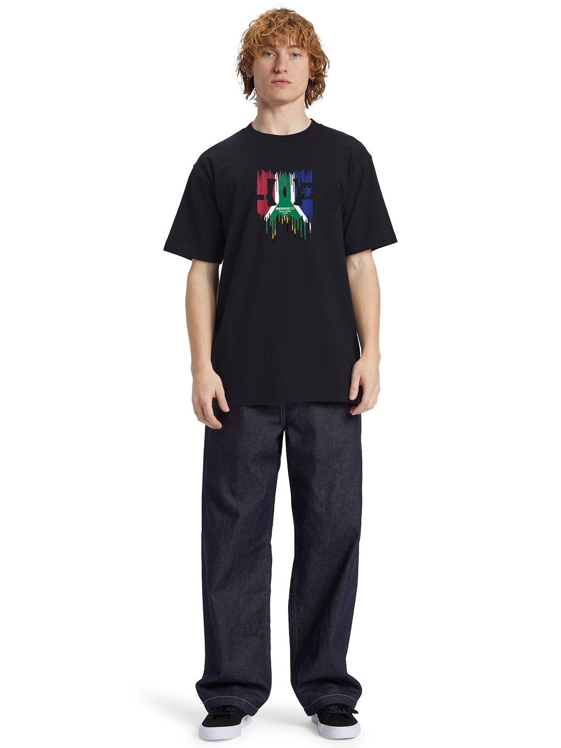 DC Men's SA Flag Drip T-Shirt