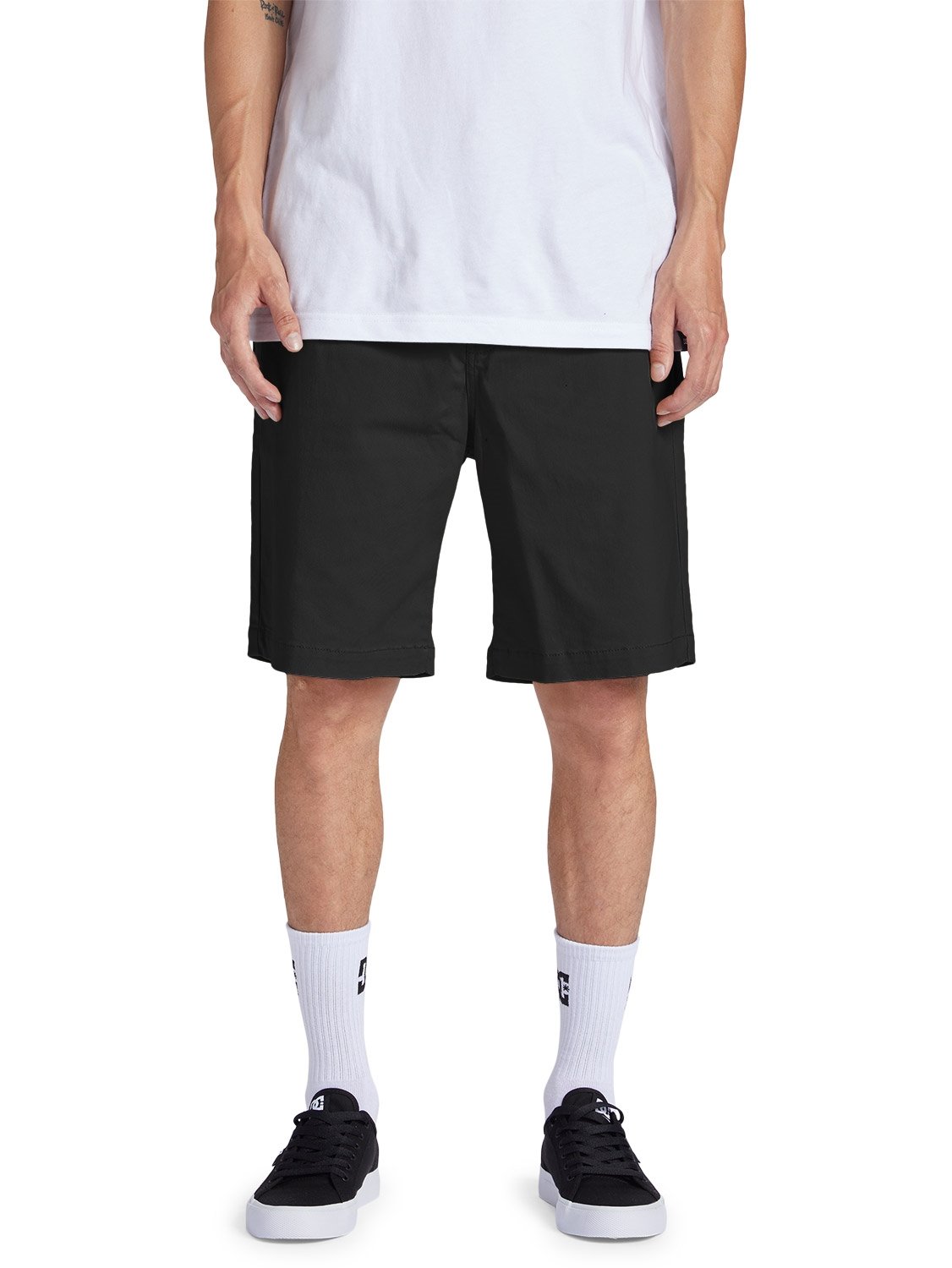 WORKED CHINO RELAXED SHORT - black (KVJ0) | Boardriders