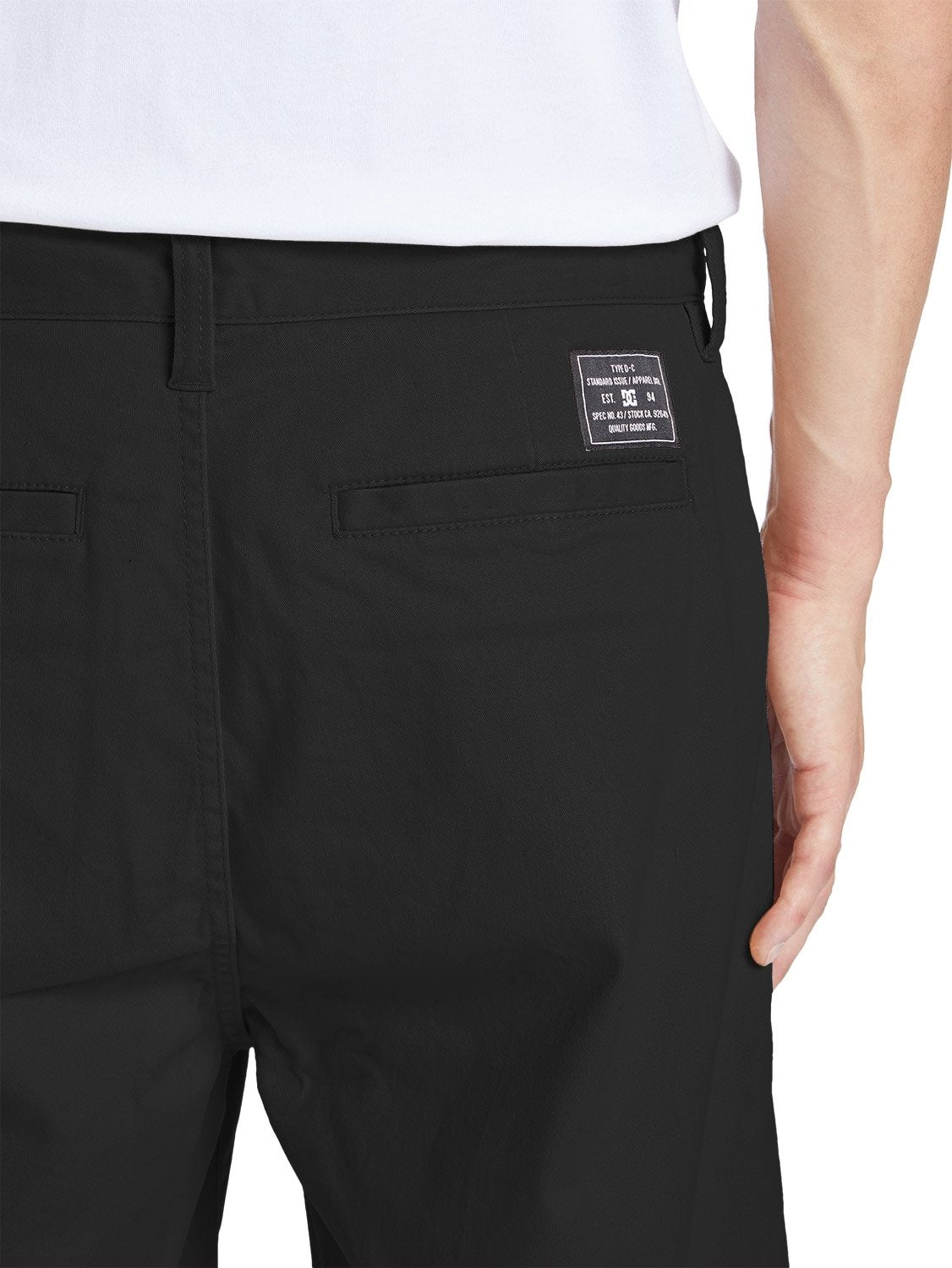 WORKED CHINO RELAXED SHORT - black (KVJ0) | Boardriders