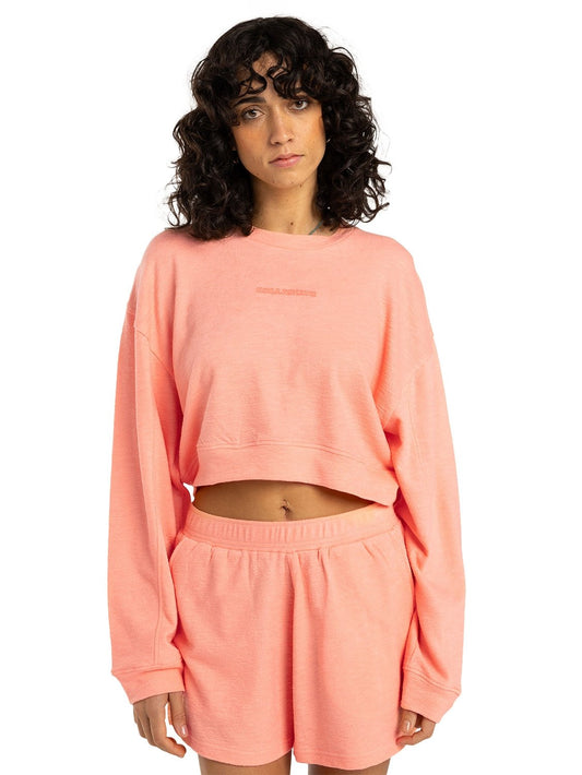 Billabong Ladies Cropped Fleece Pullover