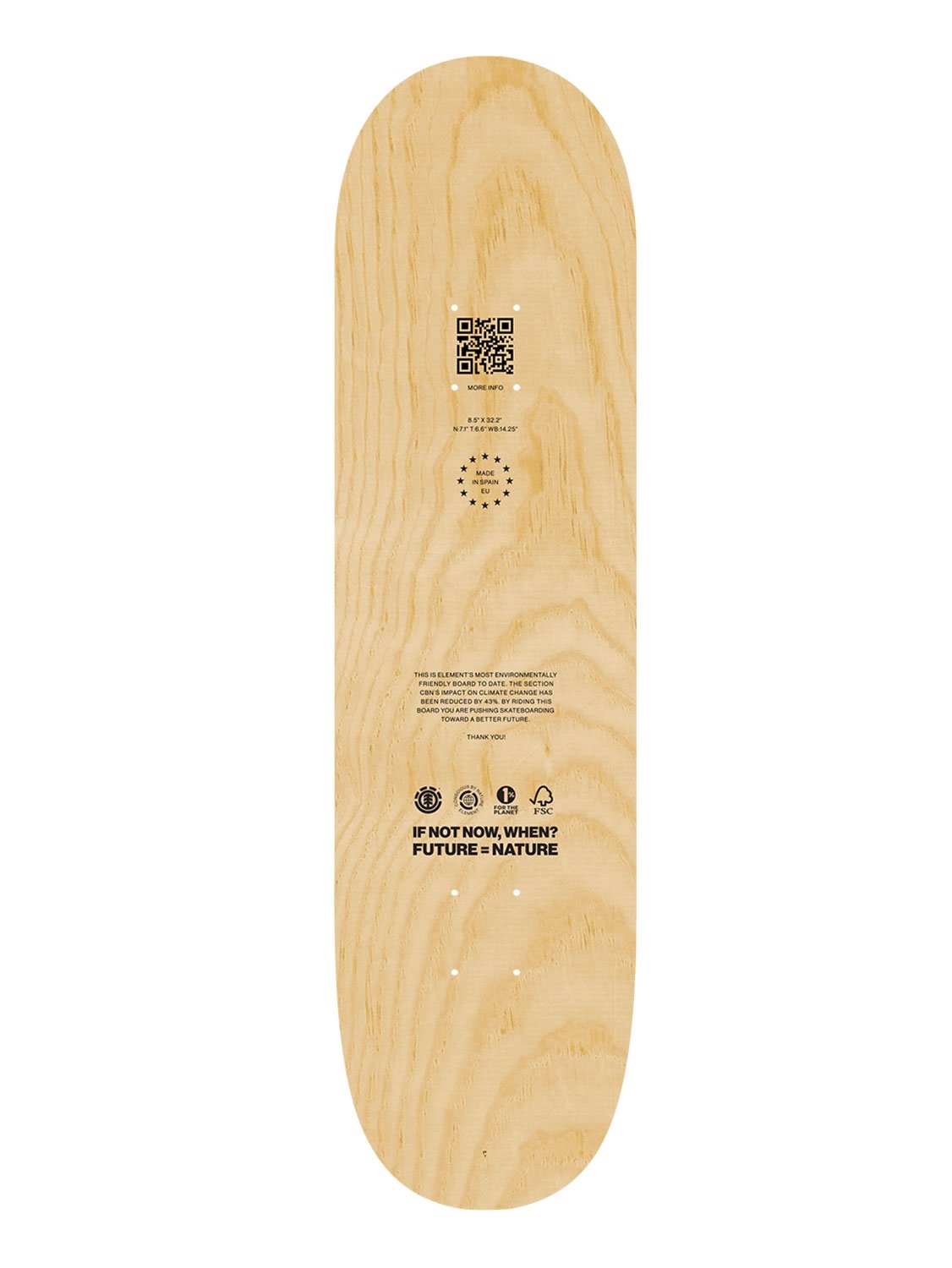 Element Sections Conscious By Nature 8.5" Skate Deck