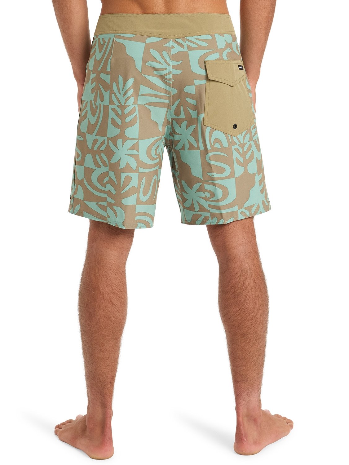 Quksilver Mens Surfsilk Straight Leg 18" Boardshort