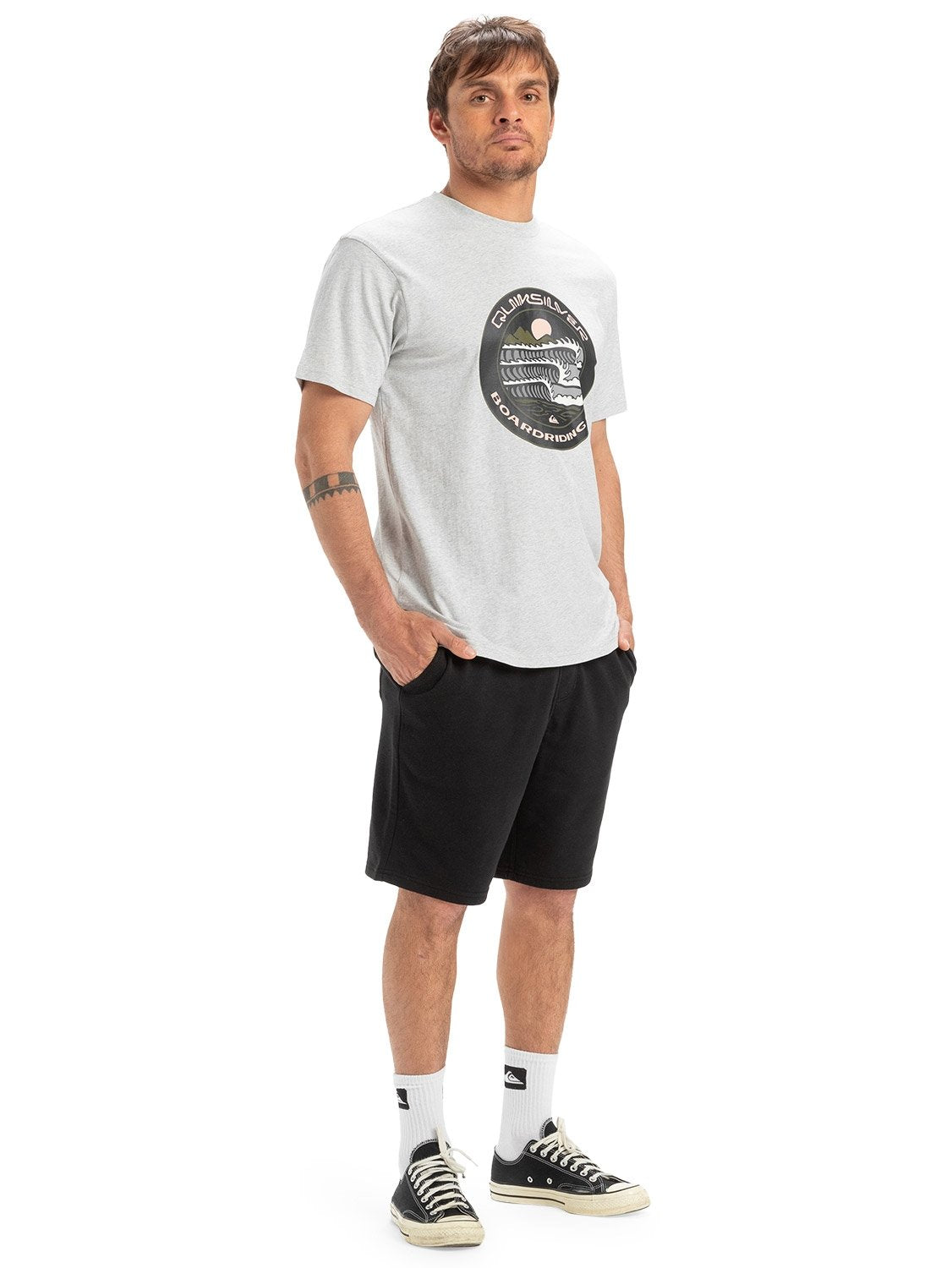SALT WATER FLEECE SHORT - black (KVJ0) | Boardriders