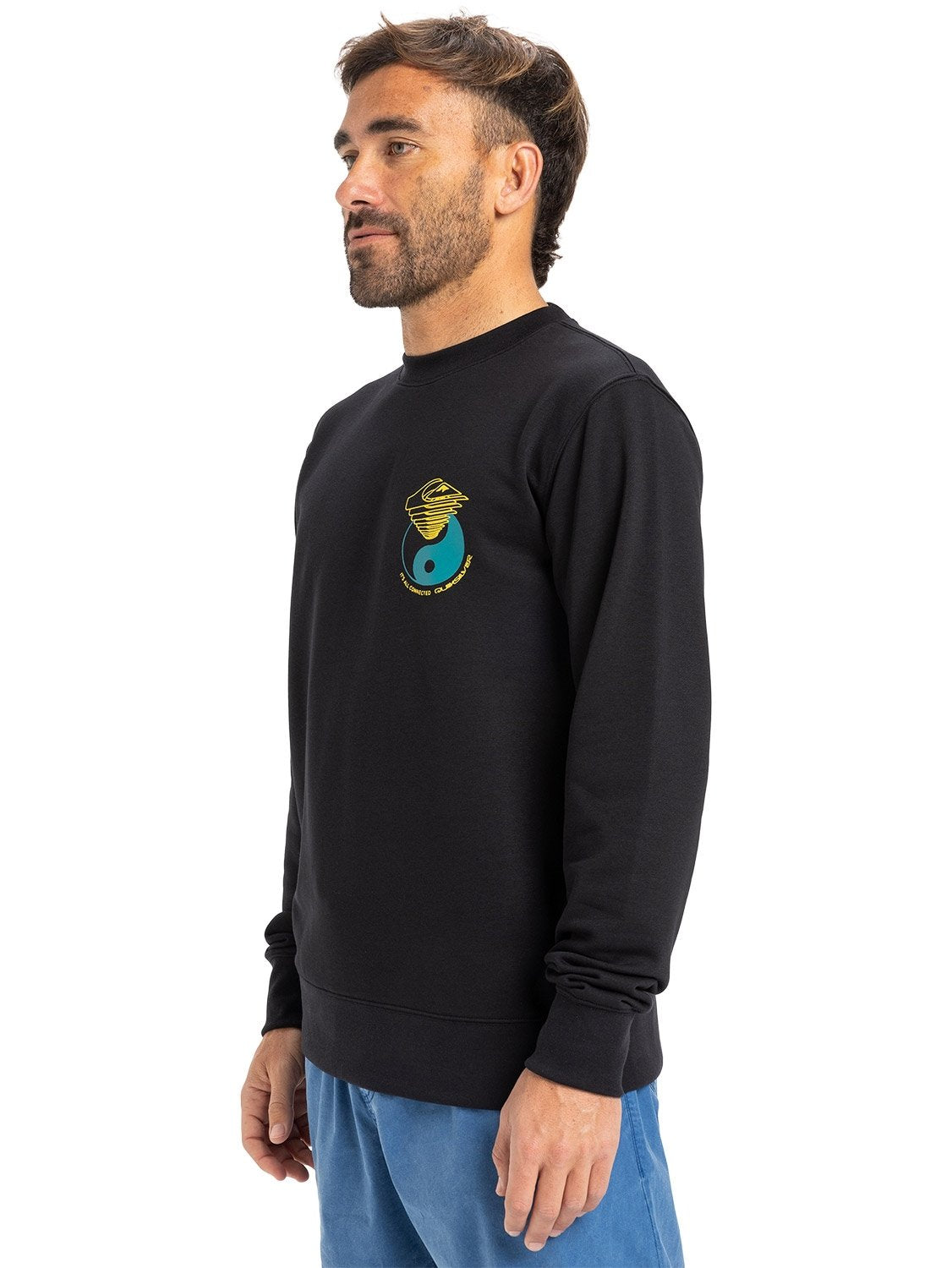 Quiksilver Men's Graphic Mix Pullover