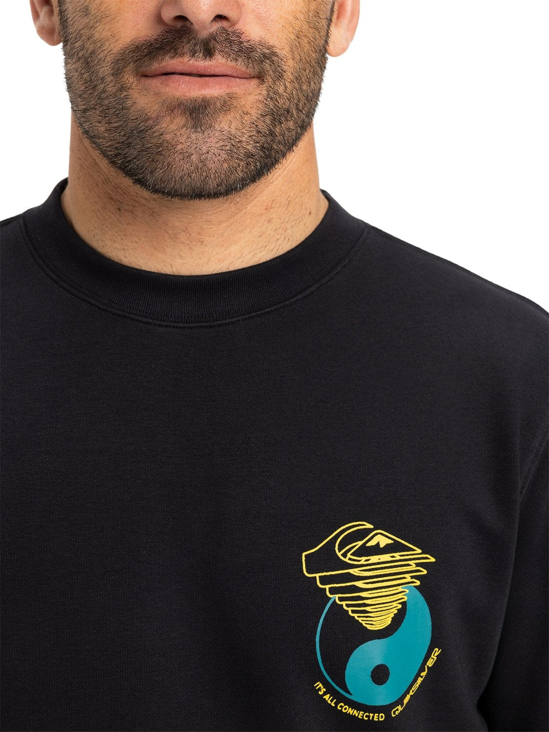 Quiksilver Men's Graphic Mix Pullover