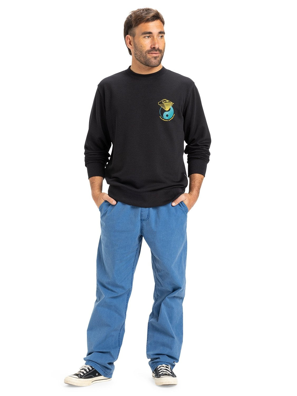 Quiksilver Men's Graphic Mix Pullover