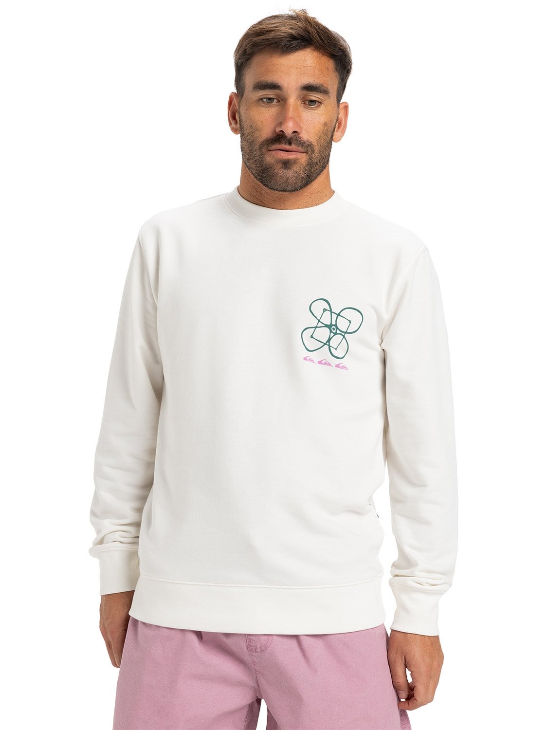 Quiksilver Men's Graphic Mix Pullover