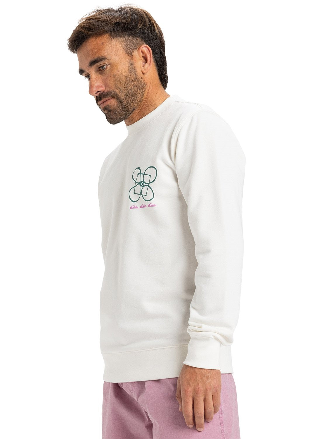 Quiksilver Men's Graphic Mix Pullover