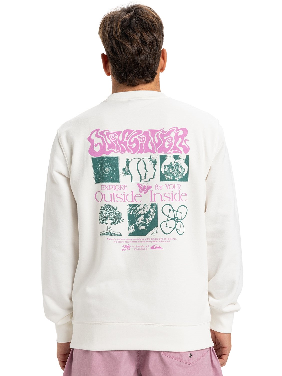 Quiksilver Men's Graphic Mix Pullover